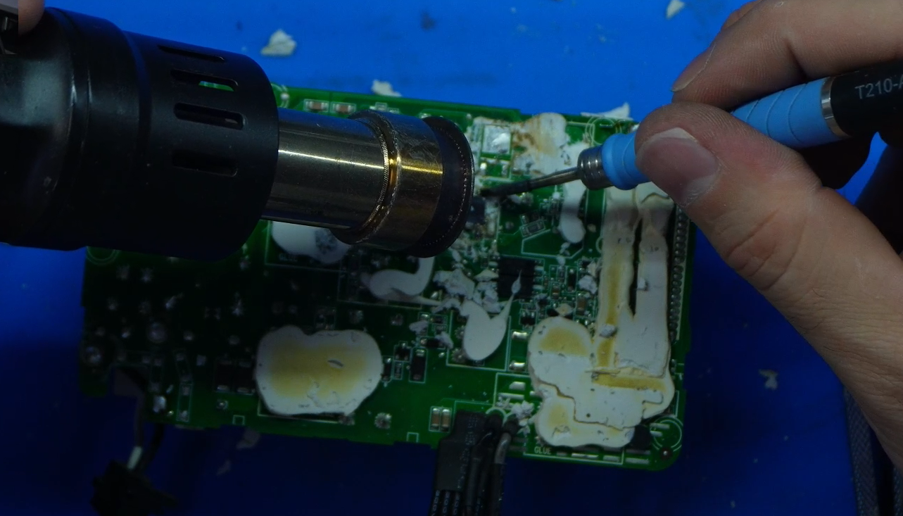 Fonte Xbox Series X - Reparo de Half Bridge em curto