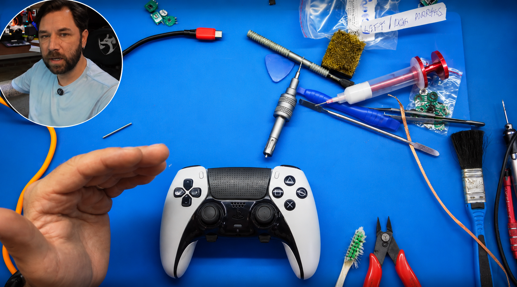 Controle EDGE PS5 - Troca de Analógico