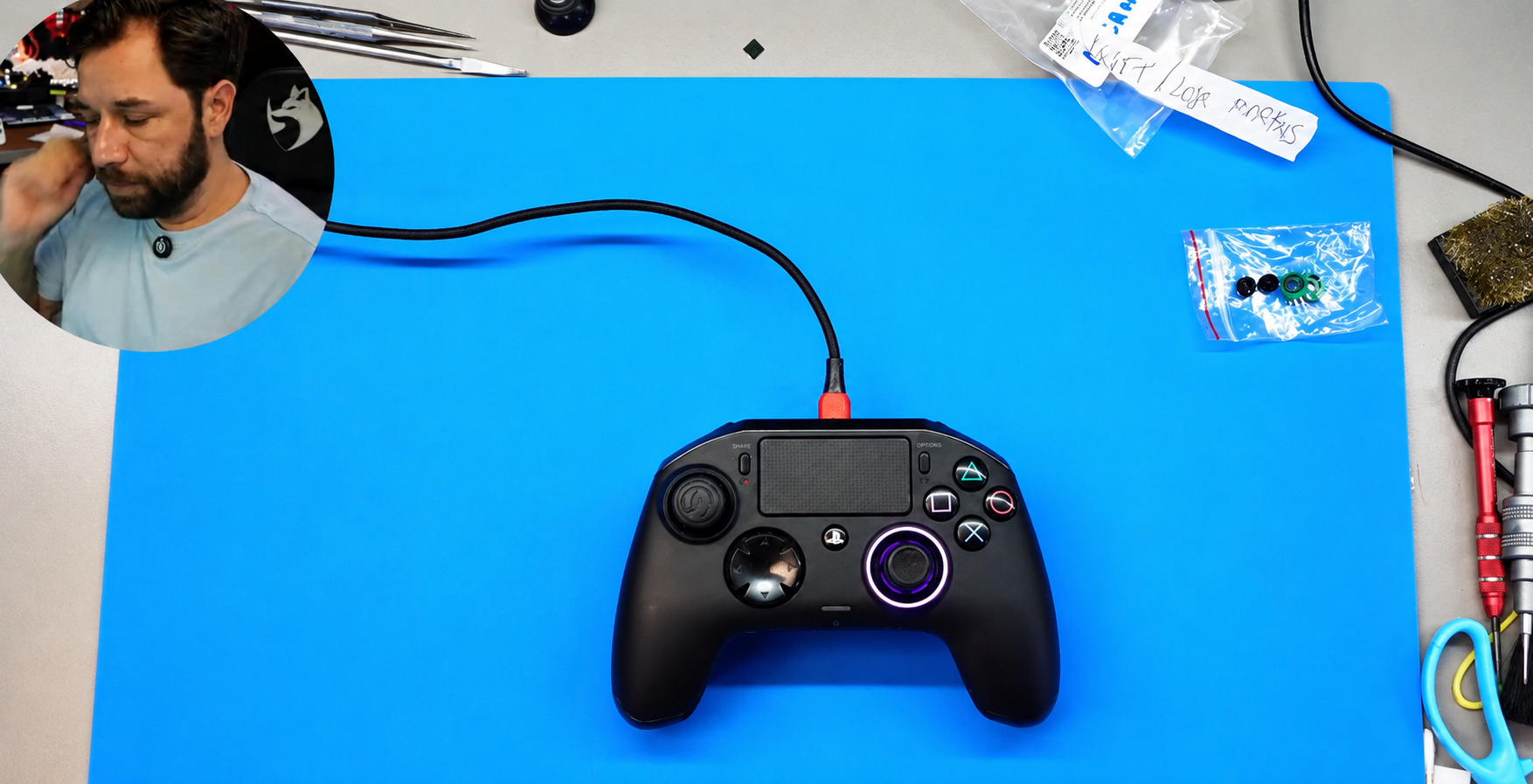 Controle Nacon Revolution - Troca de Analógico