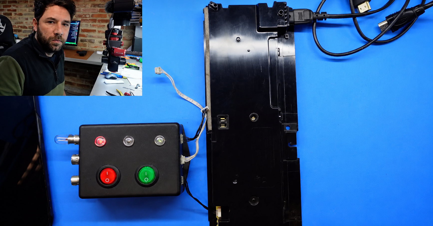 Fonte PS4 ADP-160CR defeito AC_DET