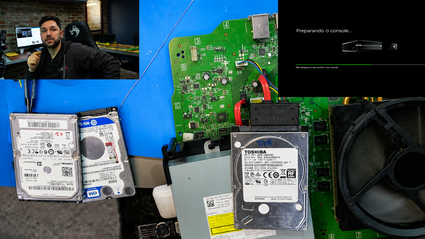 Xbox One FAT - Dashboard Não Instala Sistema - Parte 1