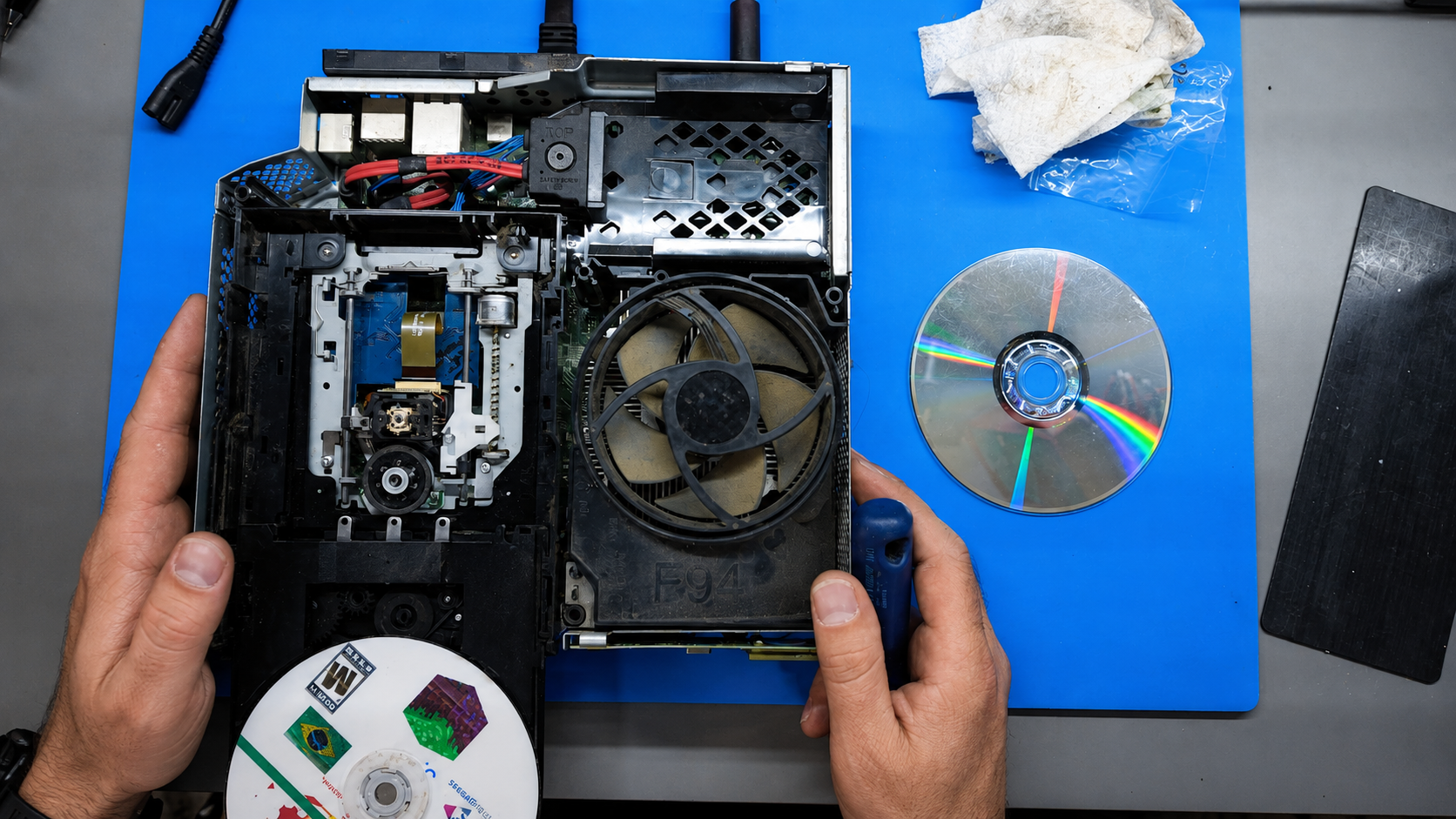 Xbox 360 SLIM - Troca de Leitor