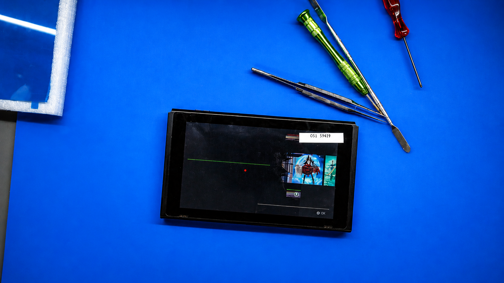 Switch V1-V2 - Troca de Display, Desmontagem e Montagem