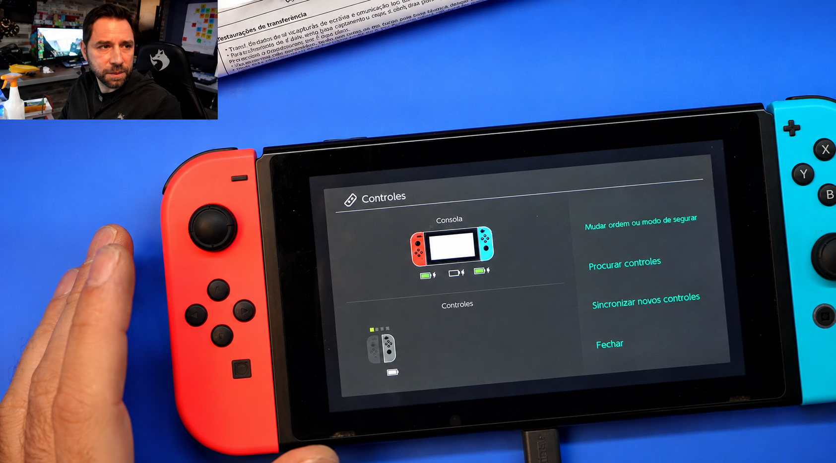 Switch - Joycon não funciona fora do console, análise e soluções