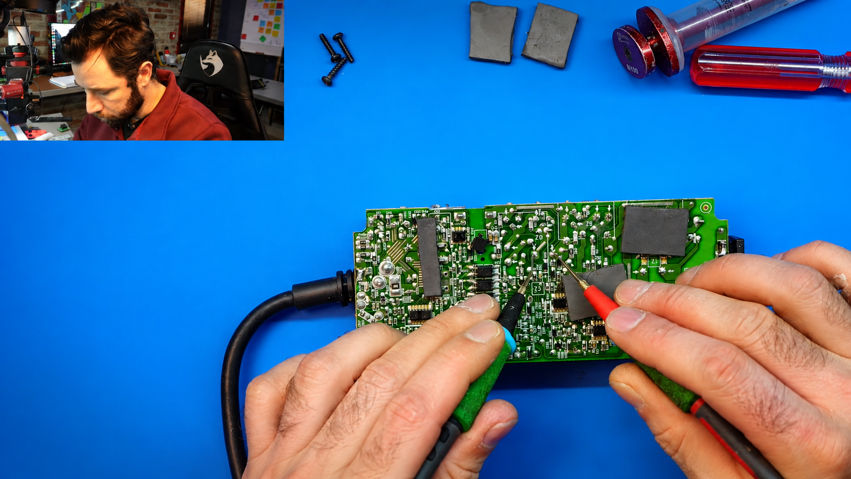 Fonte Xbox One FAT - Troca de Capacitores