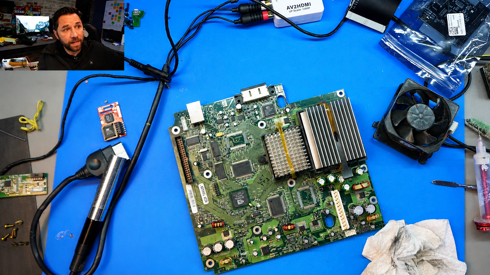 XBOX OG - Placa 1.1 Instalação Chip e Criação de HD com o Bancada PRO